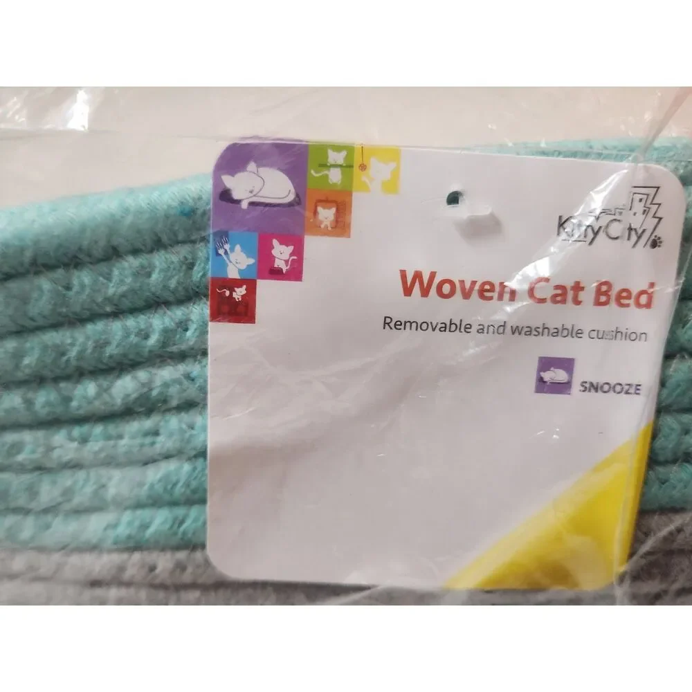 Kitty City Woven Cat Bed